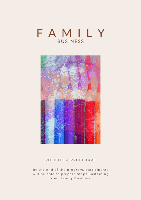 Policies & Procedure for Family Business